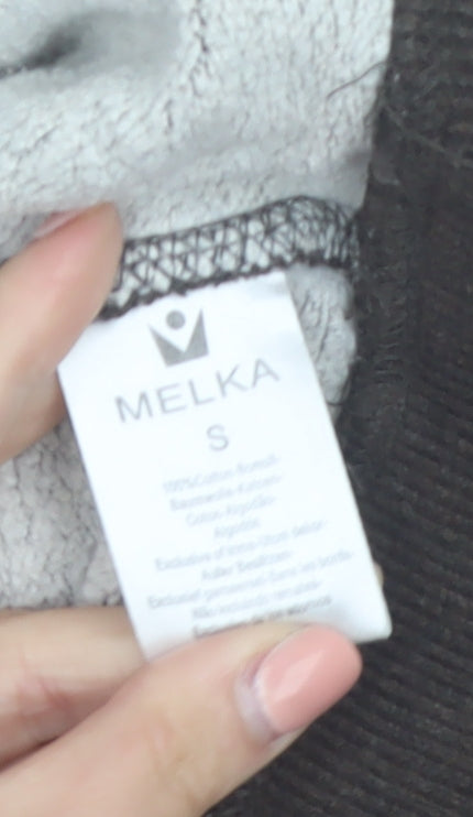Melka Men's Brown Crew Neck Pullover Sweatshirt Size S