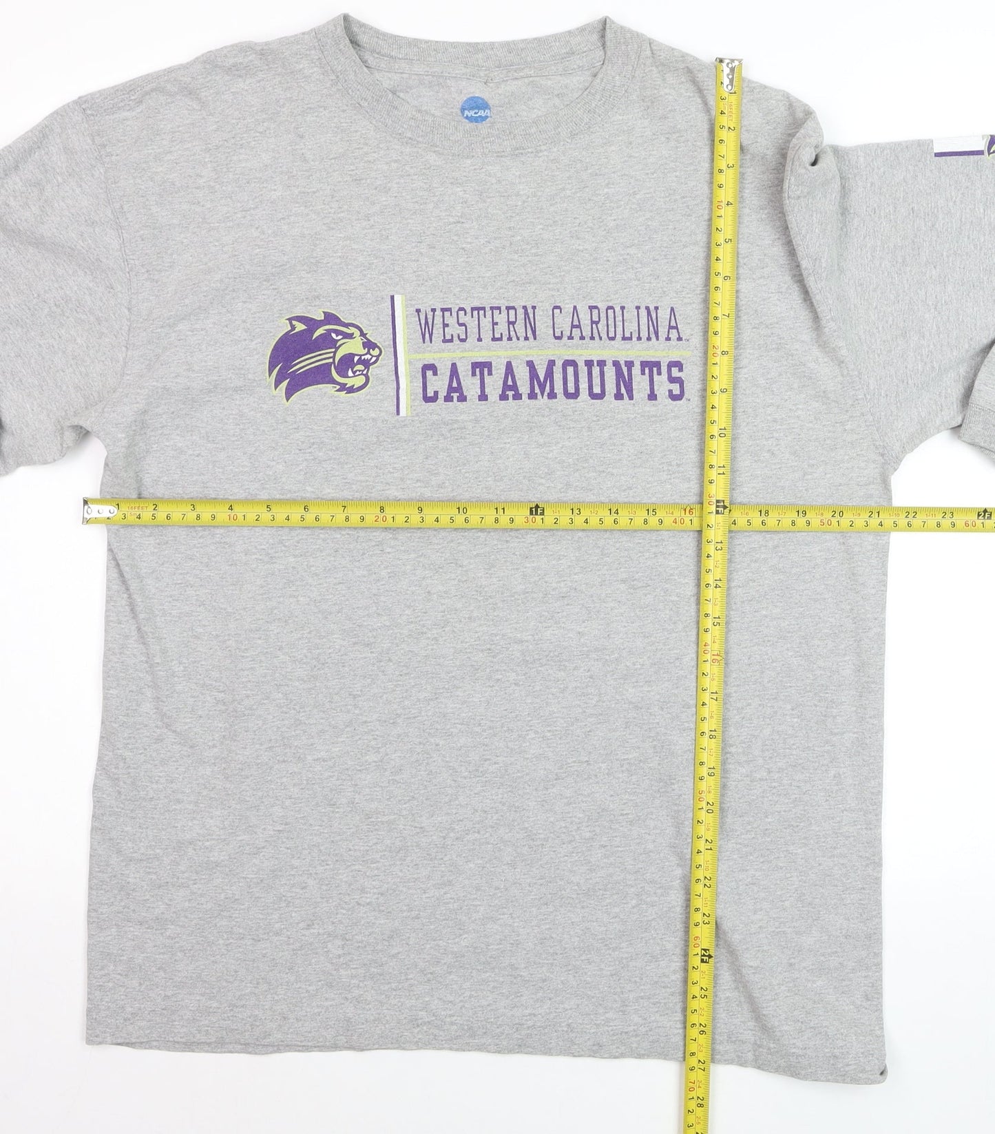 NCAA Men’s Grey Long Sleeve Western Carolina Catamounts Shirt Size L
