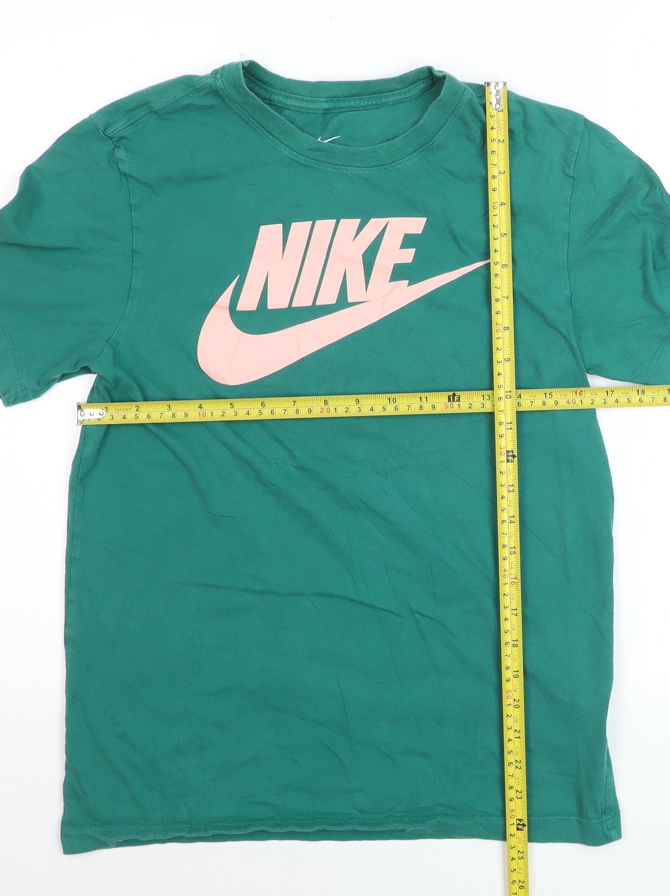 Nike Men’s Green Graphic Logo Sports T-Shirt Size S