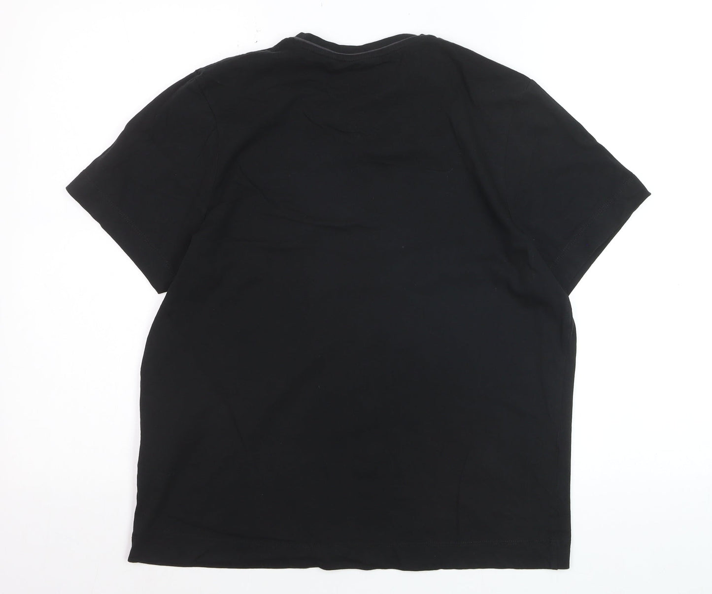 Slazenger Men's Black V-Neck Short Sleeve T-Shirt Size S