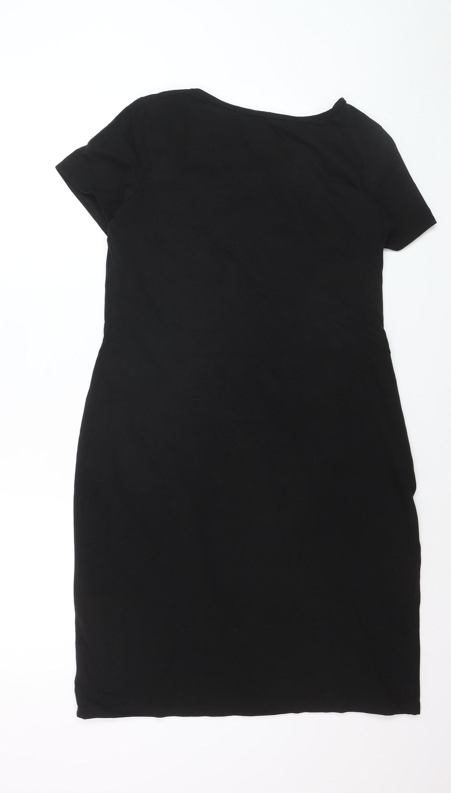 H&M Maternity Black Bodycon Short Sleeve Dress Women’s M