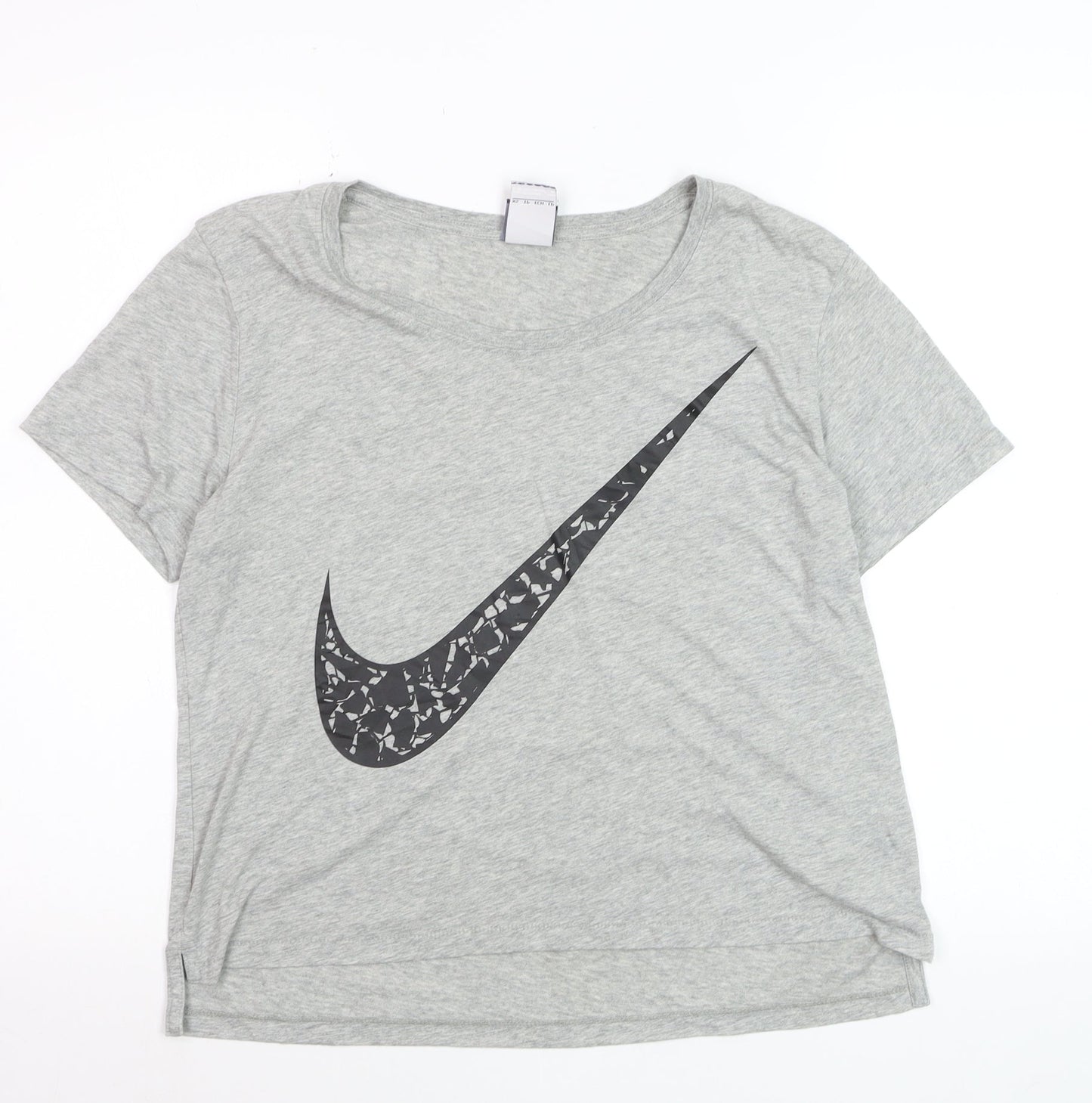 Nike Men's Grey Short Sleeve Crew Neck Graphic T-Shirt XS