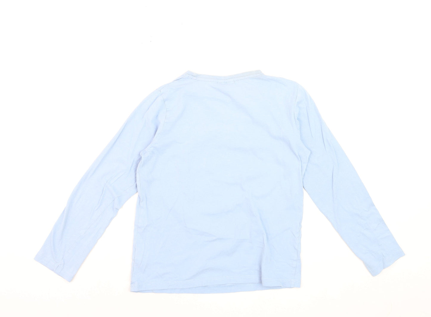 Manchester City Boys Blue Long Sleeve Pyjama Top 11-12 Years Football Sportswear