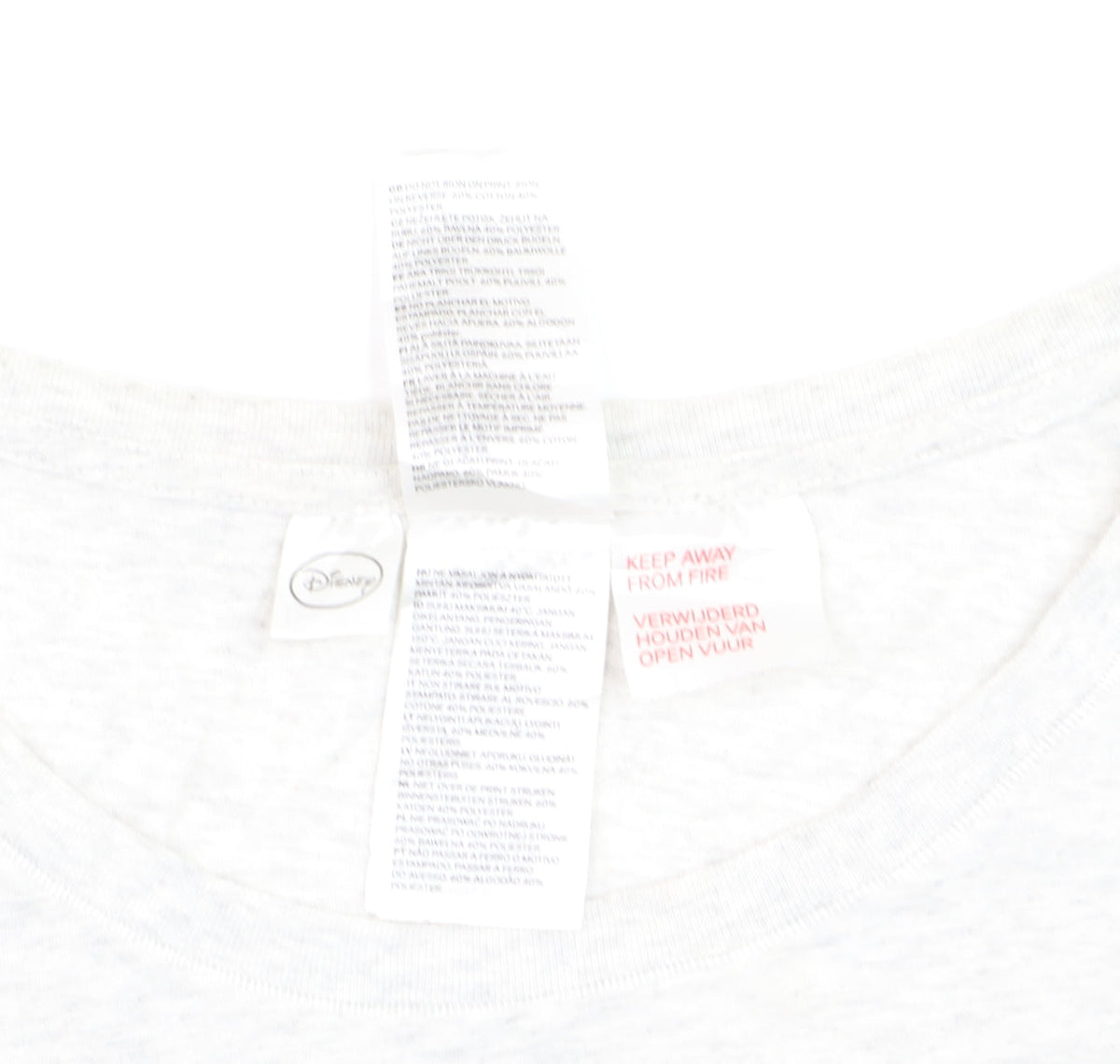 H&M Women’s White Mickey Mouse Cotton T-Shirt Size 12
