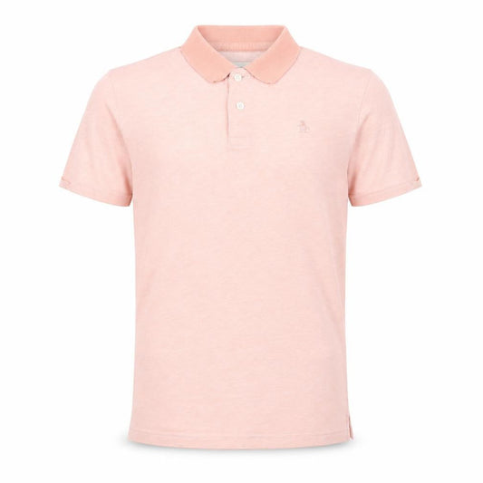 Original Penguin Men's Pink Heritage Slim Fit Polo Shirt Size S