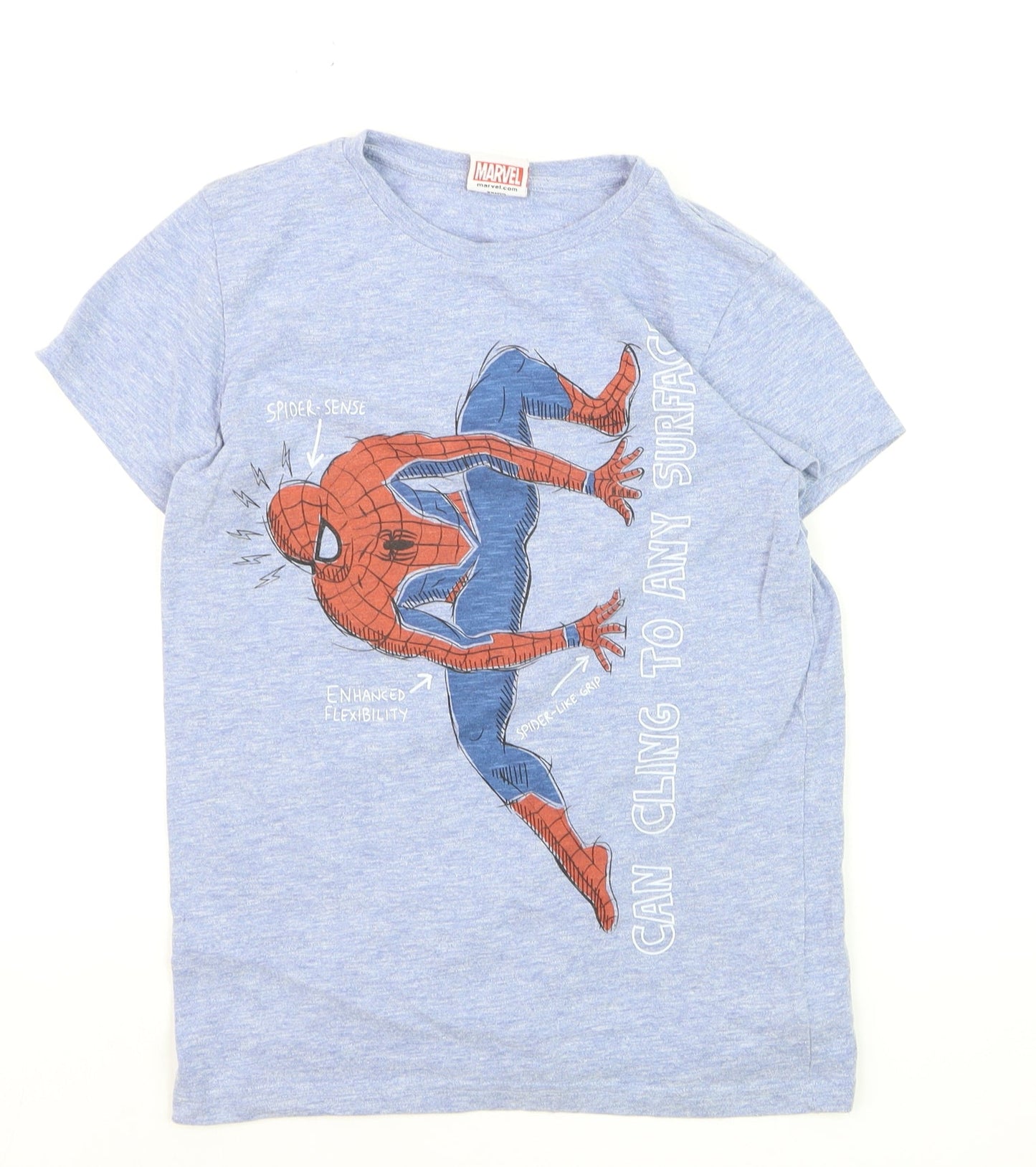 Next Boys Blue Marvel Spider-Man Graphic T-Shirt 11 Years Short Sleeve