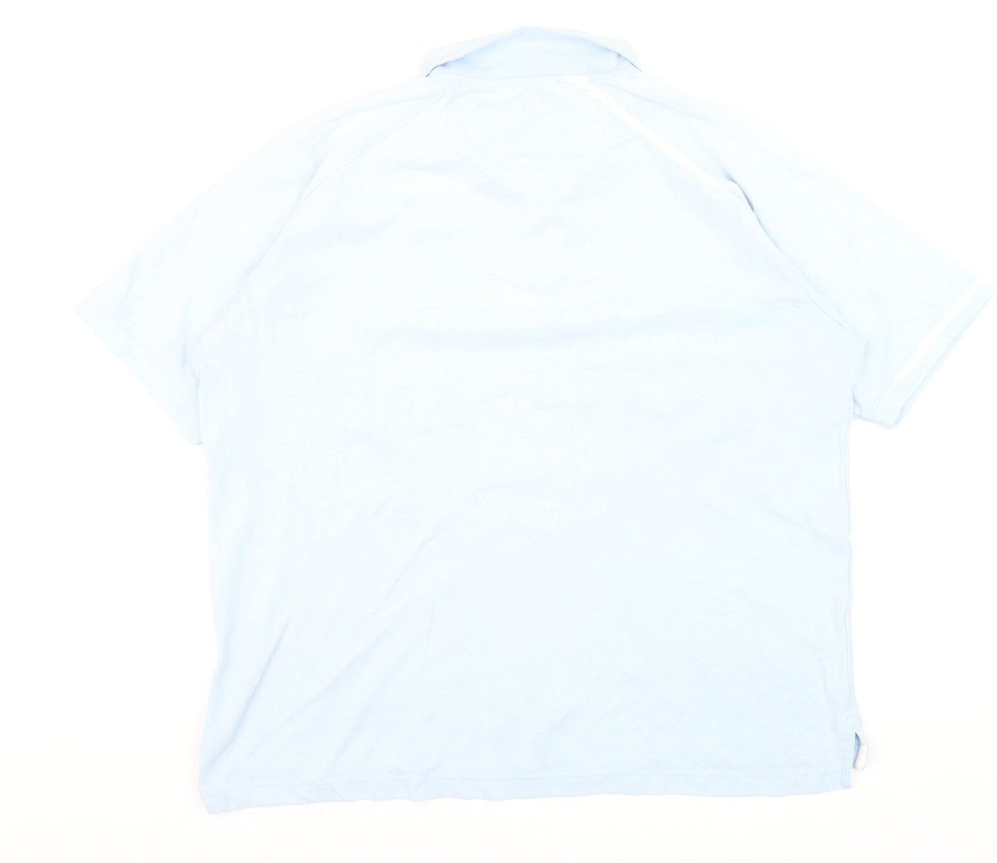 Glenmuir 1891 Men's Light Blue Collared Performance Polo T-Shirt Size L