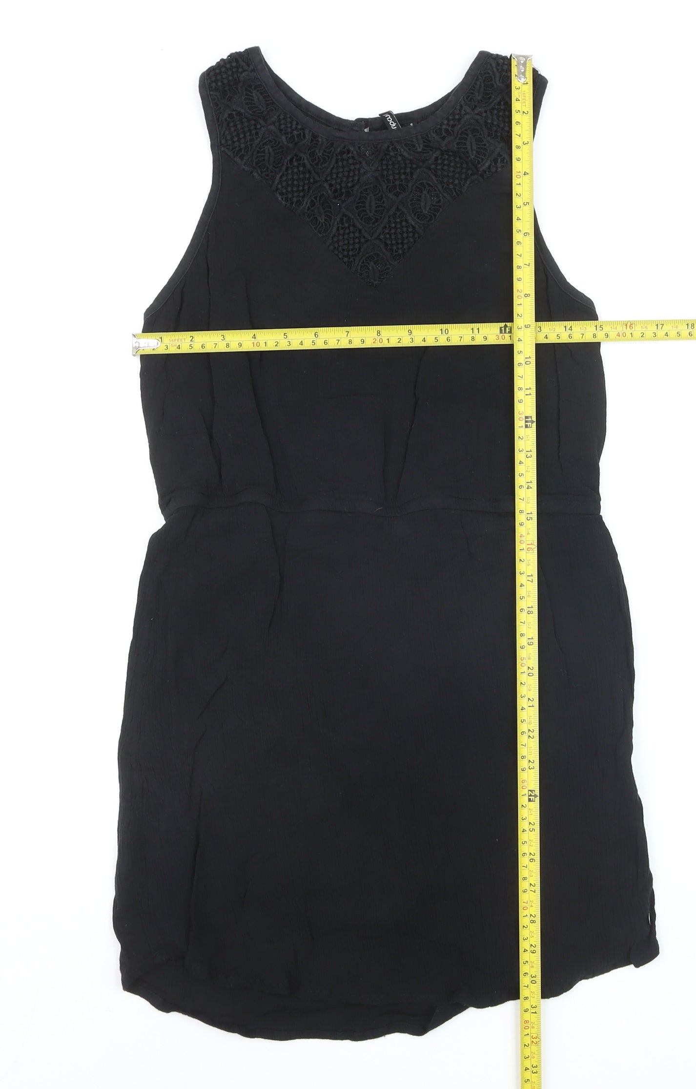 Rip Curl Women's Black Sleeveless Short Shift Dress Size S