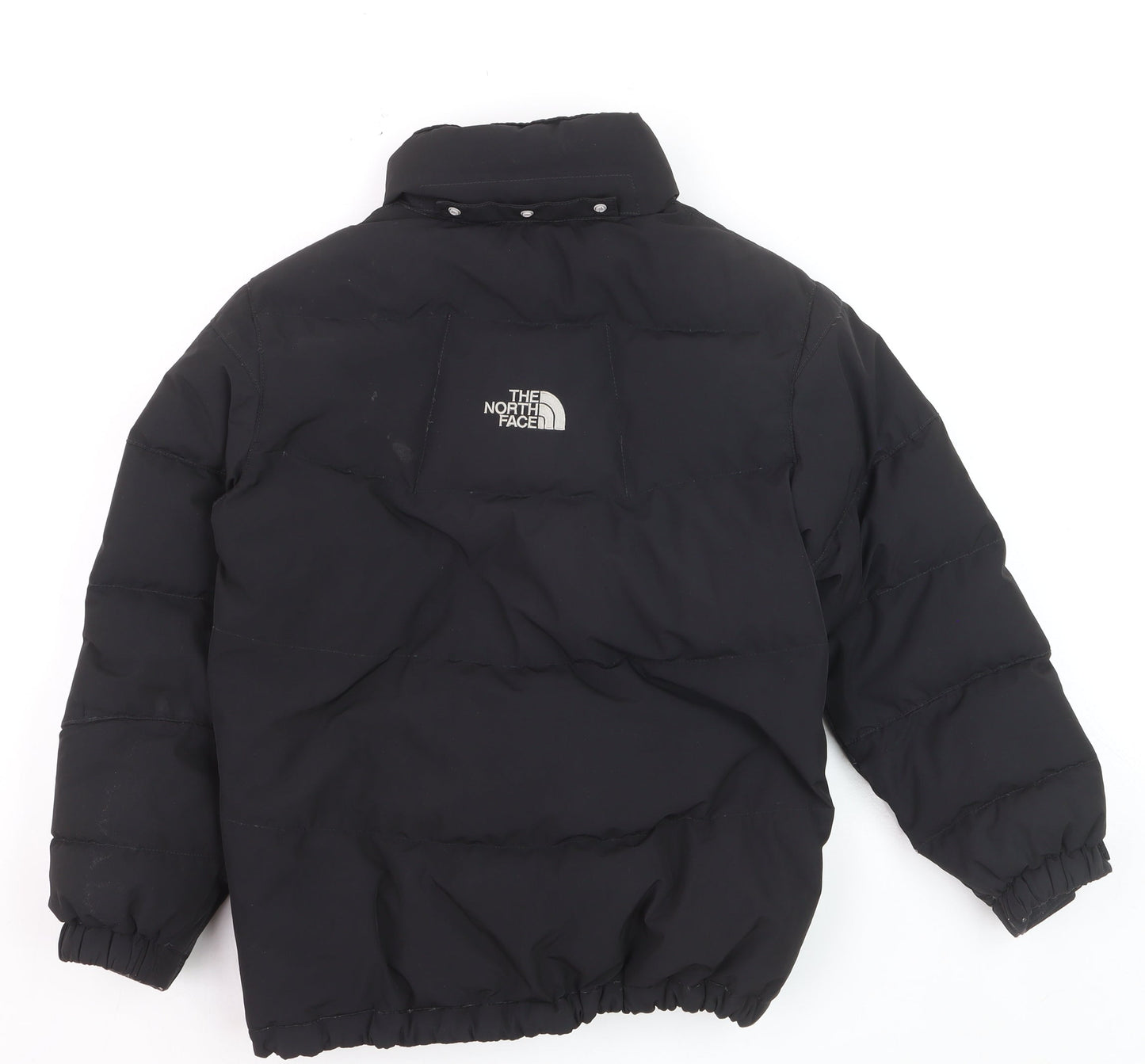 The North Face Boys Black 550 Puffer Jacket Winter Hooded M