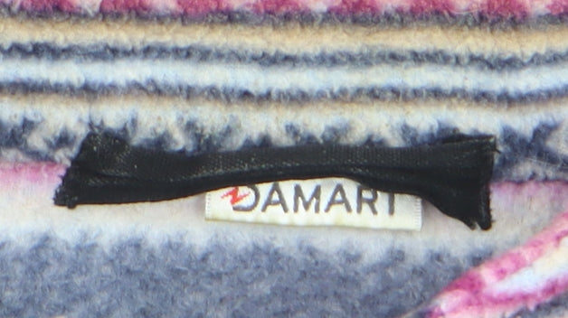 Damart Women's Multicoloured Full Zip Fleece Jacket Size M