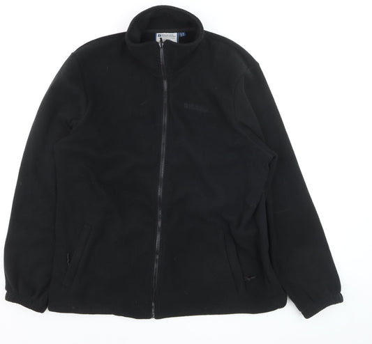 Mountain Warehouse Men's Black Fleece Full Zip Sweatshirt XL