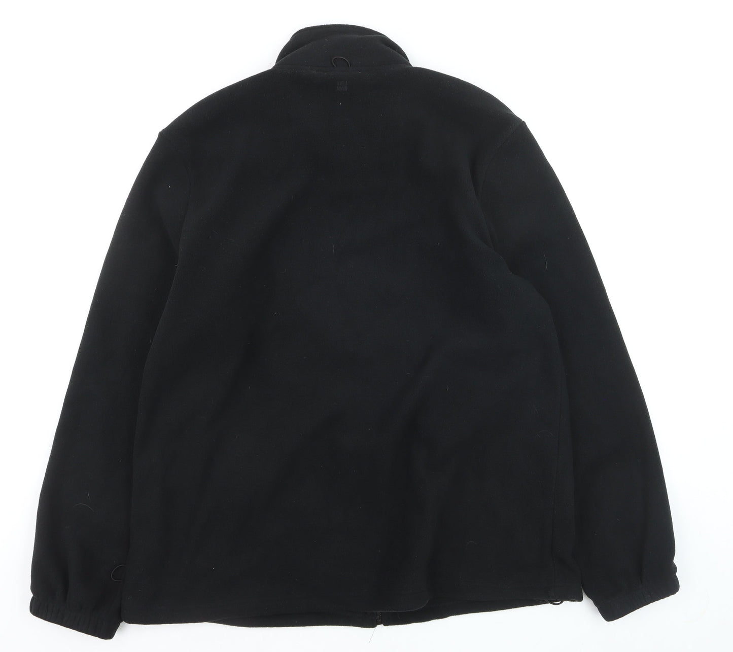 Mountain Warehouse Men's Black Fleece Full Zip Sweatshirt XL