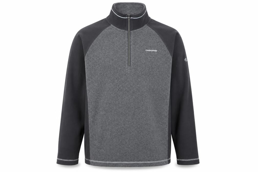 Craghoppers Men’s Grey 2XL Fleece Half Zip Sweatshirt