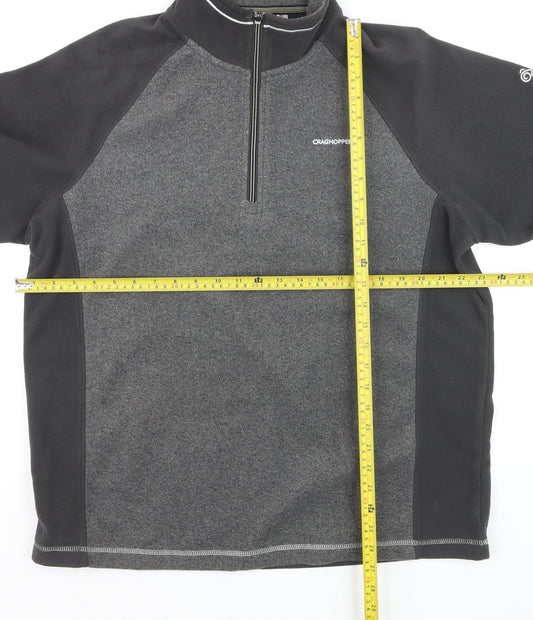 Craghoppers Men’s Grey 2XL Fleece Half Zip Sweatshirt