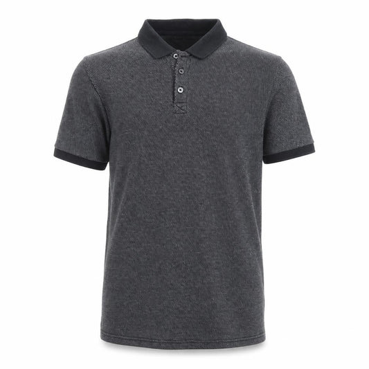 Next Men's Grey Cotton Short Sleeve Polo Shirt Size S