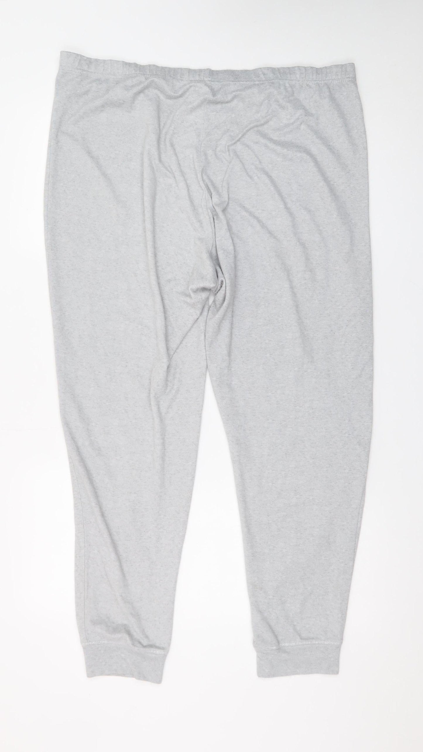 Tu Women’s Grey Jersey Jogger Trousers Size 18 Elastic Waist