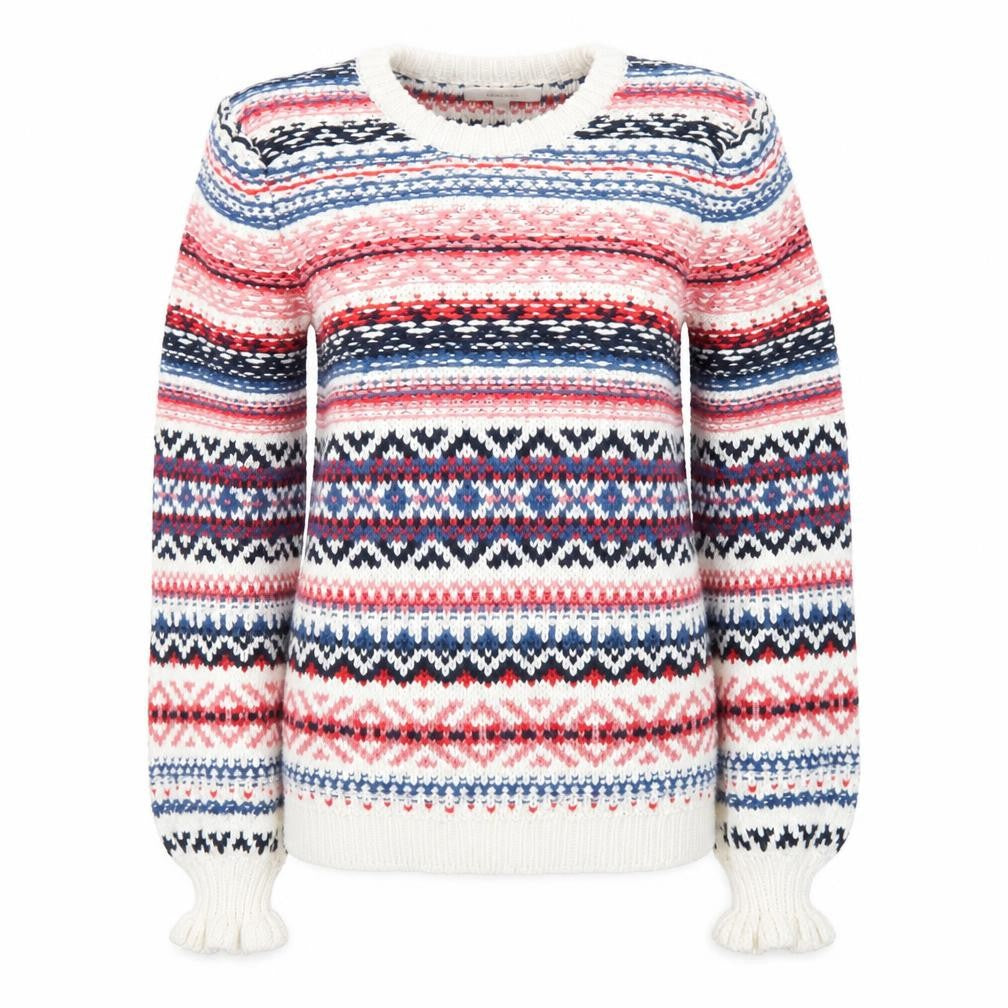 Marks and Spencer Women’s Multicoloured Fair Isle Jumper Size 12