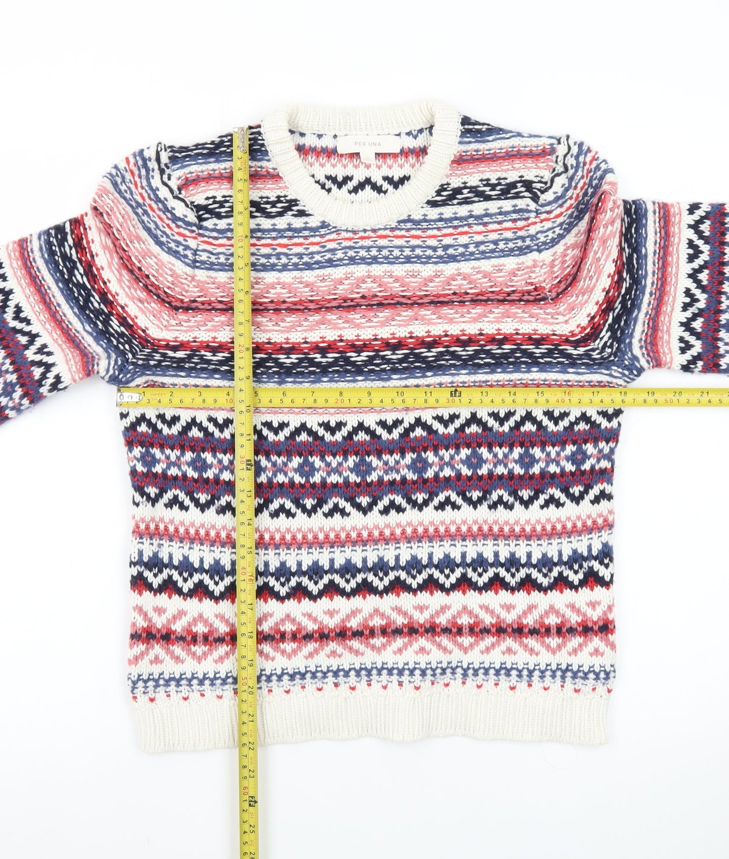 Marks and Spencer Women’s Multicoloured Fair Isle Jumper Size 12