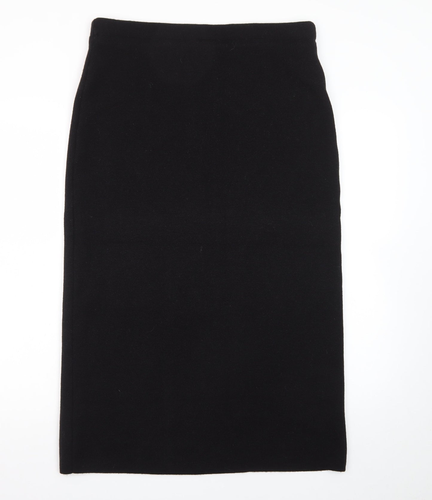 Emreco Womens Black Midi Pencil Skirt Size 16 Wool Blend Workwear