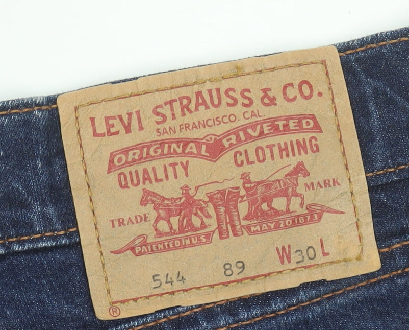 Levi's Women's Blue Denim 5-Pocket Shorts Size 12 Regular Fit