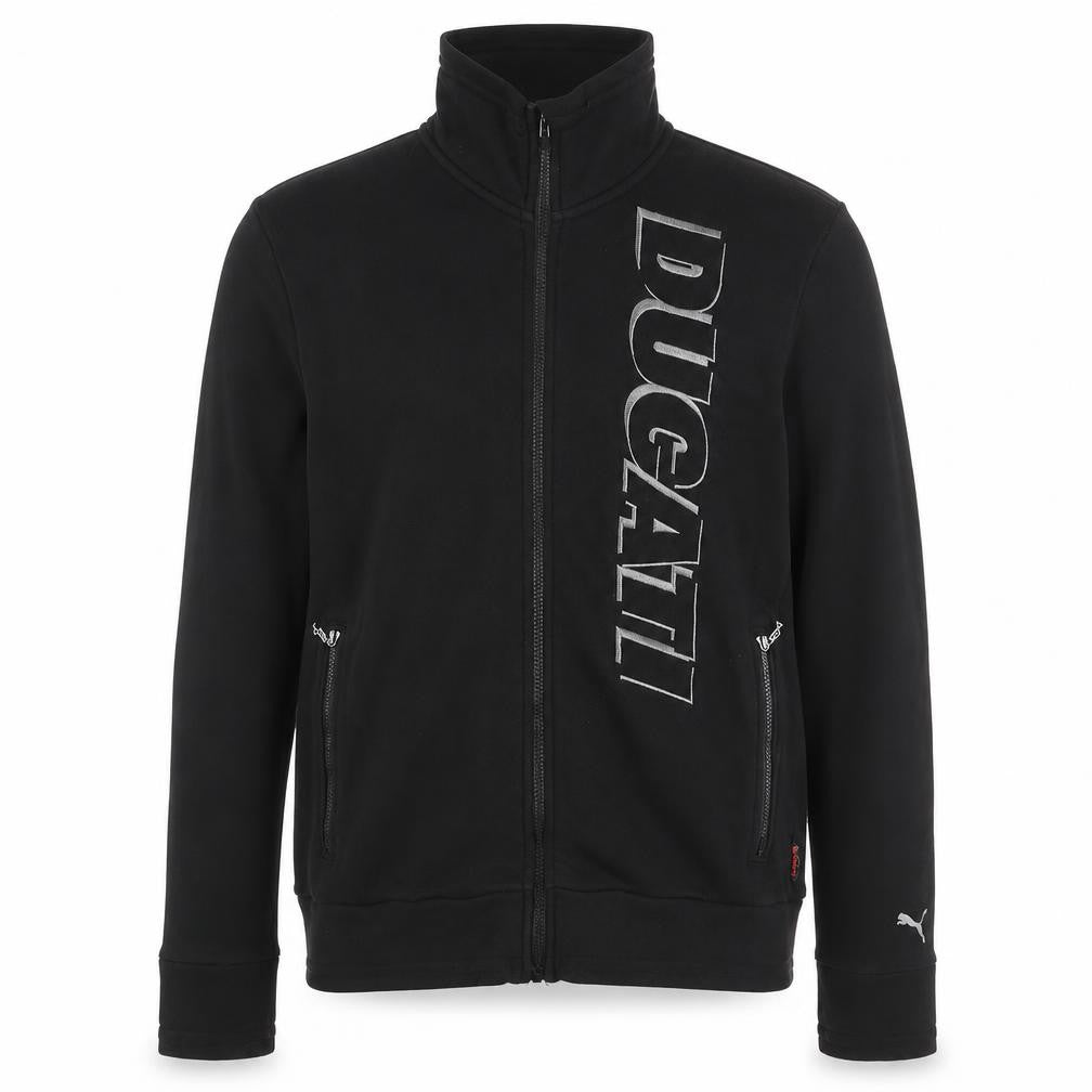 Puma Ducati Men's Black Full Zip Sweatshirt M Motorcycle Sportswear