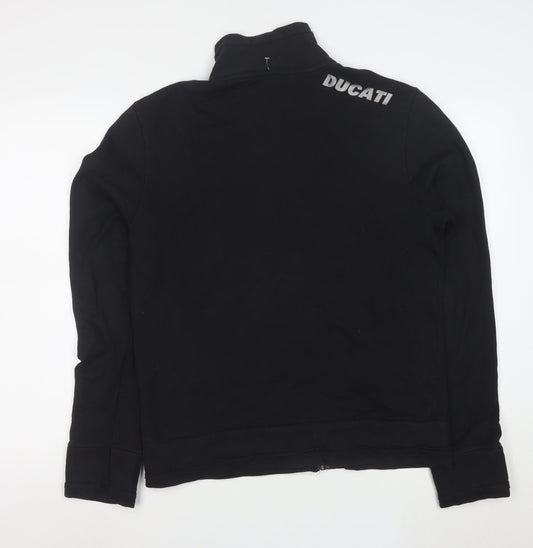 Puma Ducati Men's Black Full Zip Sweatshirt M Motorcycle Sportswear