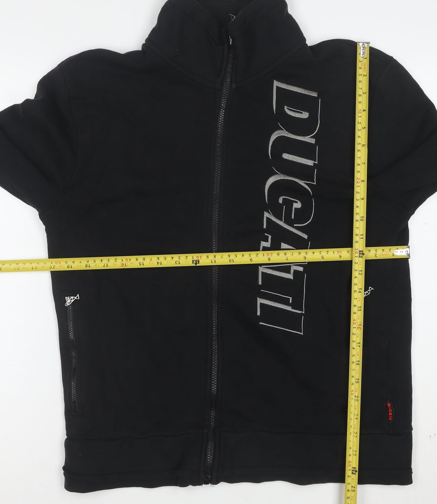 Puma Ducati Men's Black Full Zip Sweatshirt M Motorcycle Sportswear