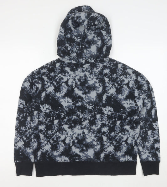 Champion Men’s Black Tie Dye Pullover Hoodie S Regular Fit