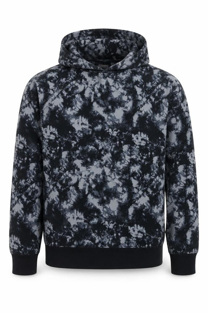Champion Men’s Black Tie Dye Pullover Hoodie S Regular Fit
