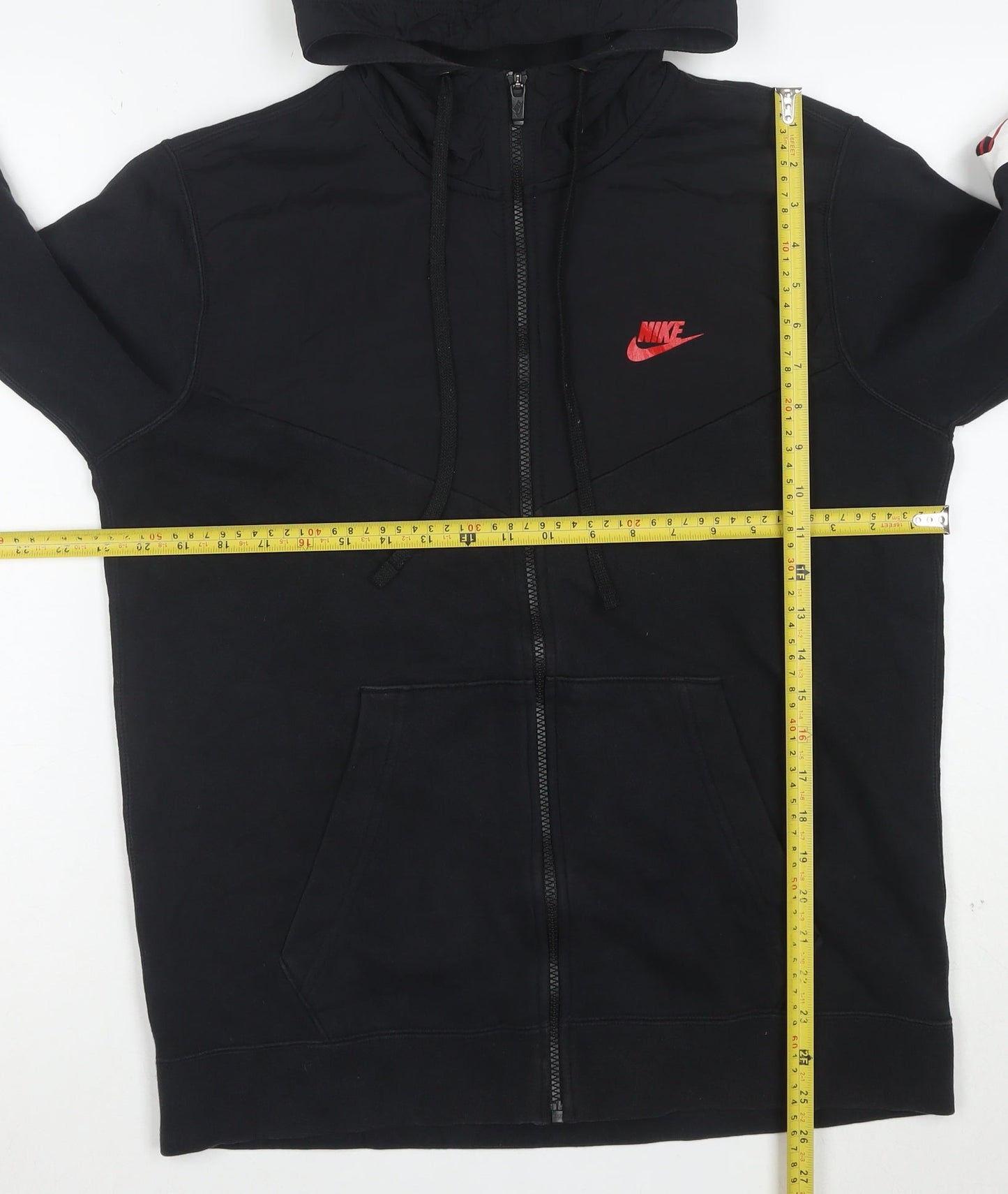 Nike Men's Black Full Zip Hoodie Medium Sportswear
