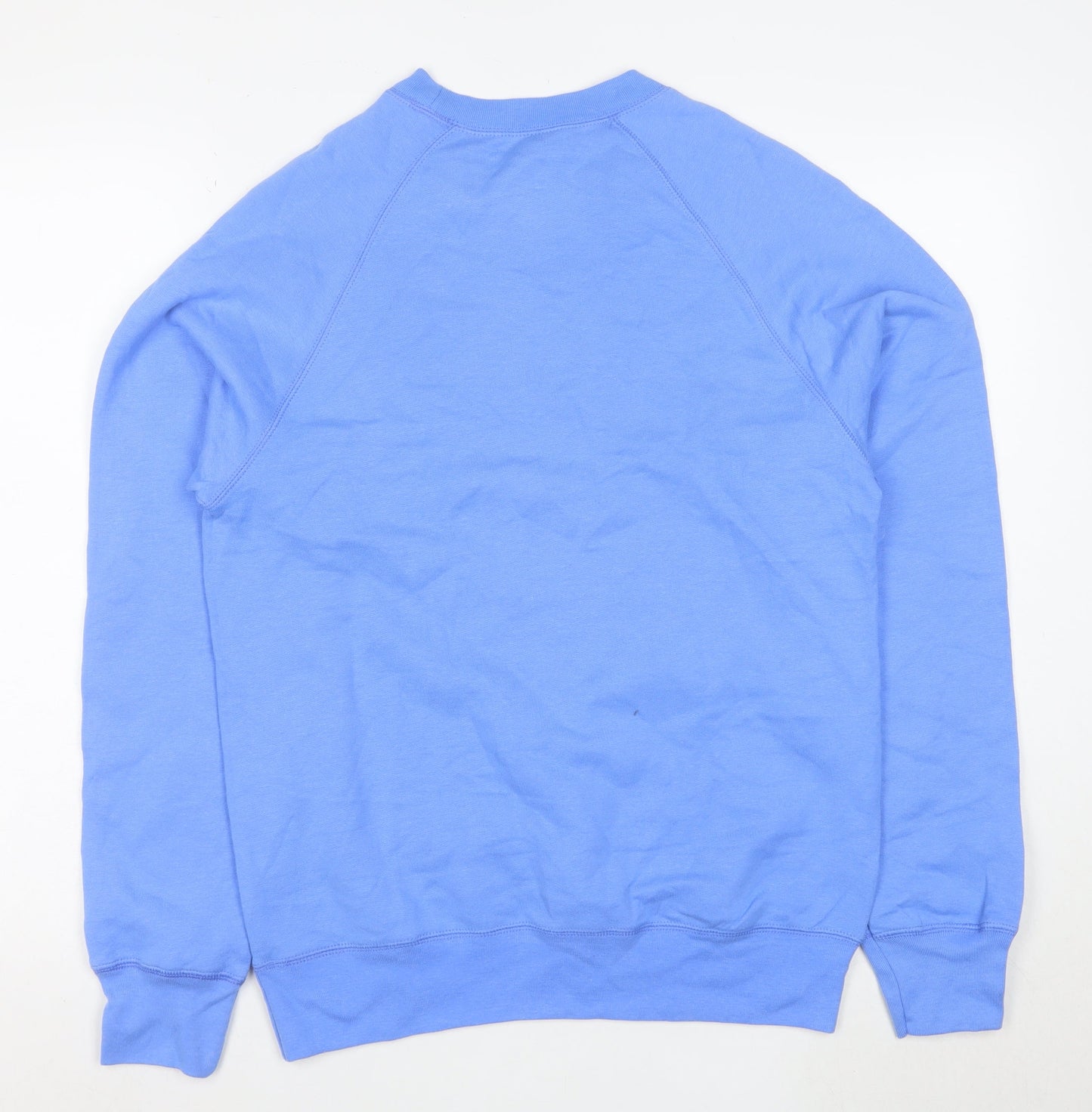 Hanes Men's Blue Pullover Crew Neck Sweatshirt Size S