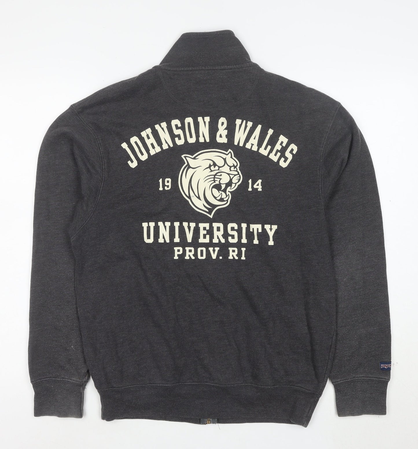 Jansport Men's Grey Full Zip University Sweatshirt S
