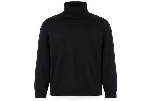 Nike Men's Black S High Neck Zip Detail Sports Sweatshirt