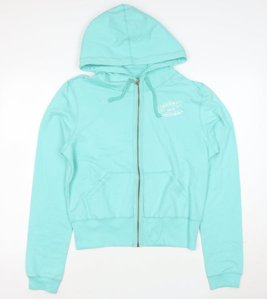 Dickies Women Mint Green Full Zip Hoodie XXL Cotton Blend