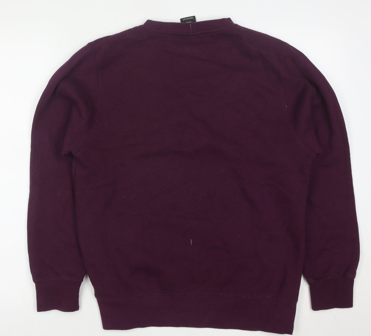 Stussy Men's Purple Crew Neck Sweatshirt Small Camo S Graphic Pullover