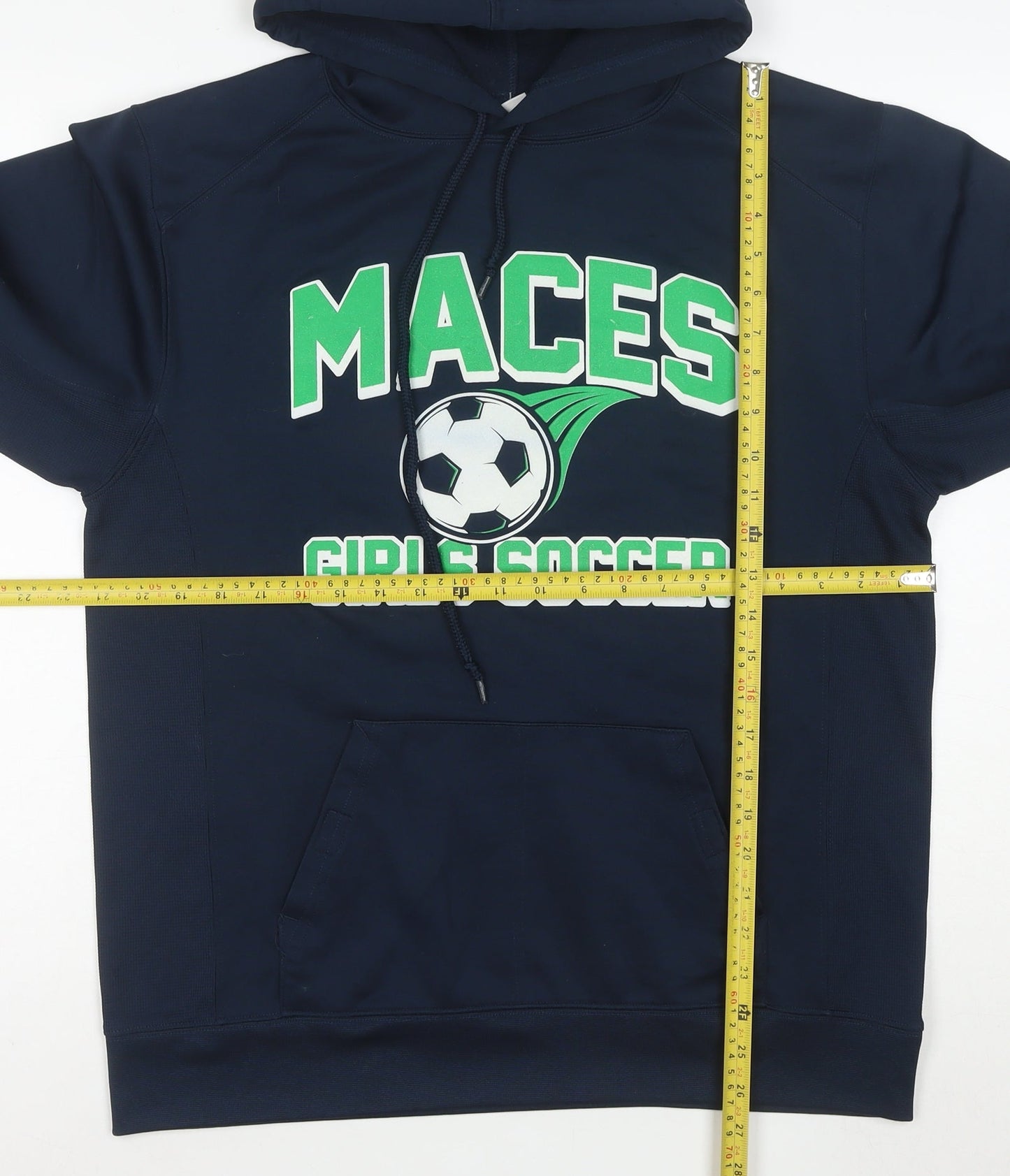 Badger Sport Men's Blue M Pullover Hoodie Maces Soccer Graphic