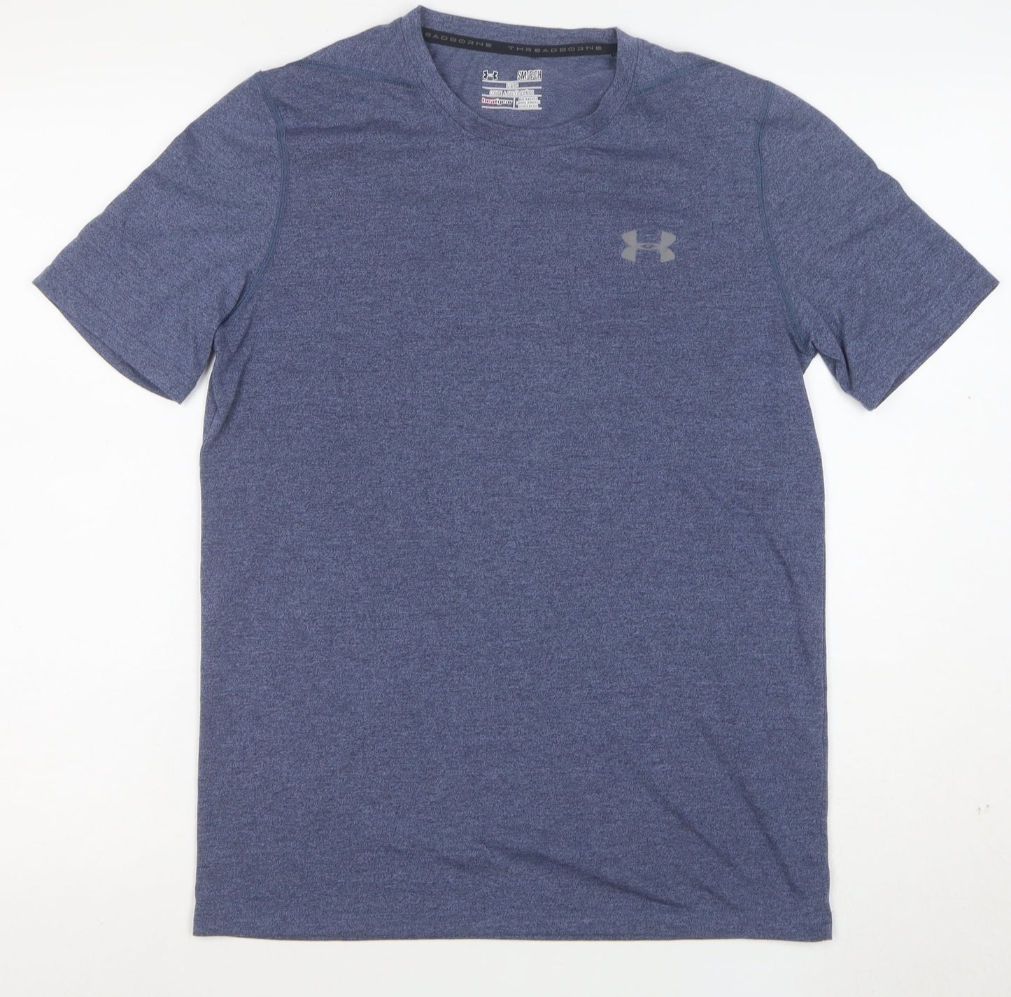Under Armour Men's Blue HeatGear Fitted Short Sleeve T-Shirt Size S