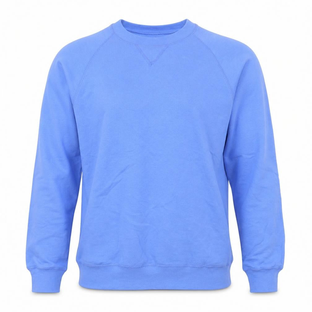 Hanes Men's Blue Pullover Crew Neck Sweatshirt Size S