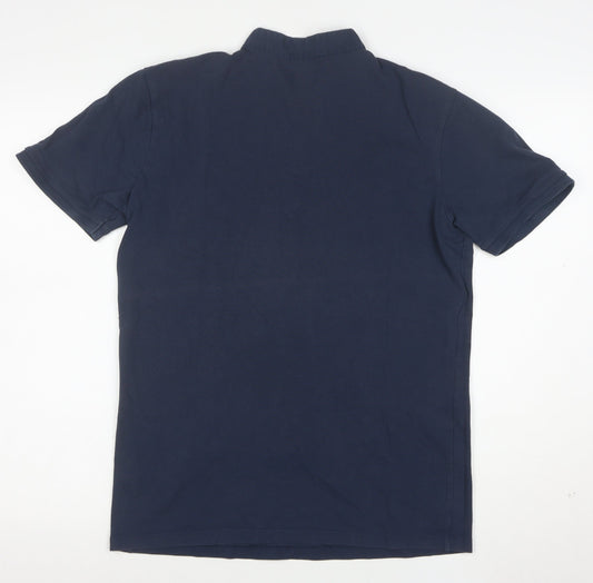 Drkshdw For Beautiful People Men's Blue Slim Fit Polo Shirt Size S