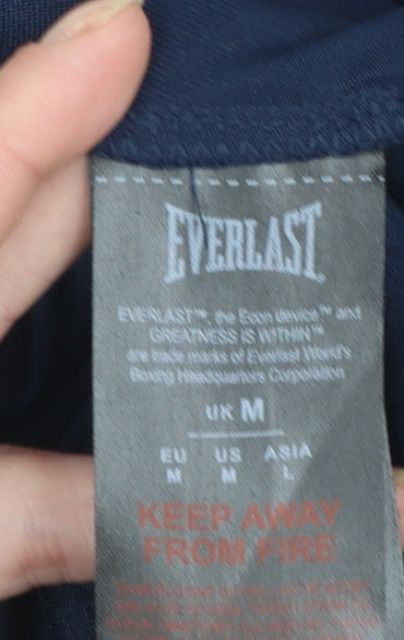 Everlast Men’s Blue Regular Fit Sports Graphic T-Shirt M