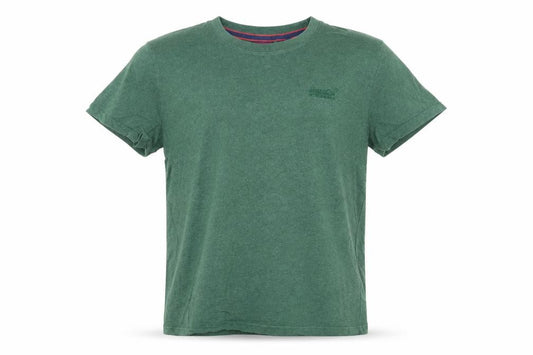 Superdry Men's Green Organic Cotton Crew Neck T-Shirt Size M