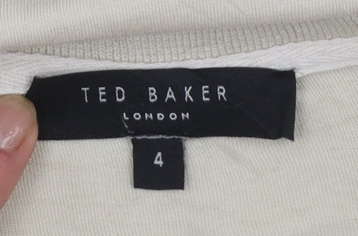 Ted Baker Men's Beige Crew Neck Short Sleeve T-Shirt Size L