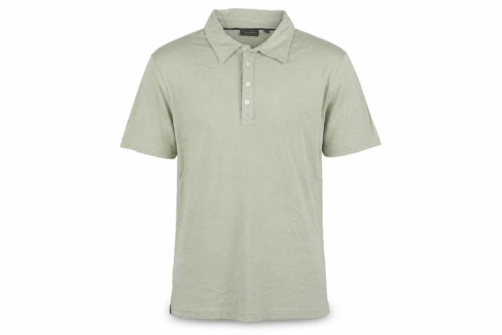 Joseph Abboud Men's Green Cotton Short Sleeve Polo Shirt Size L