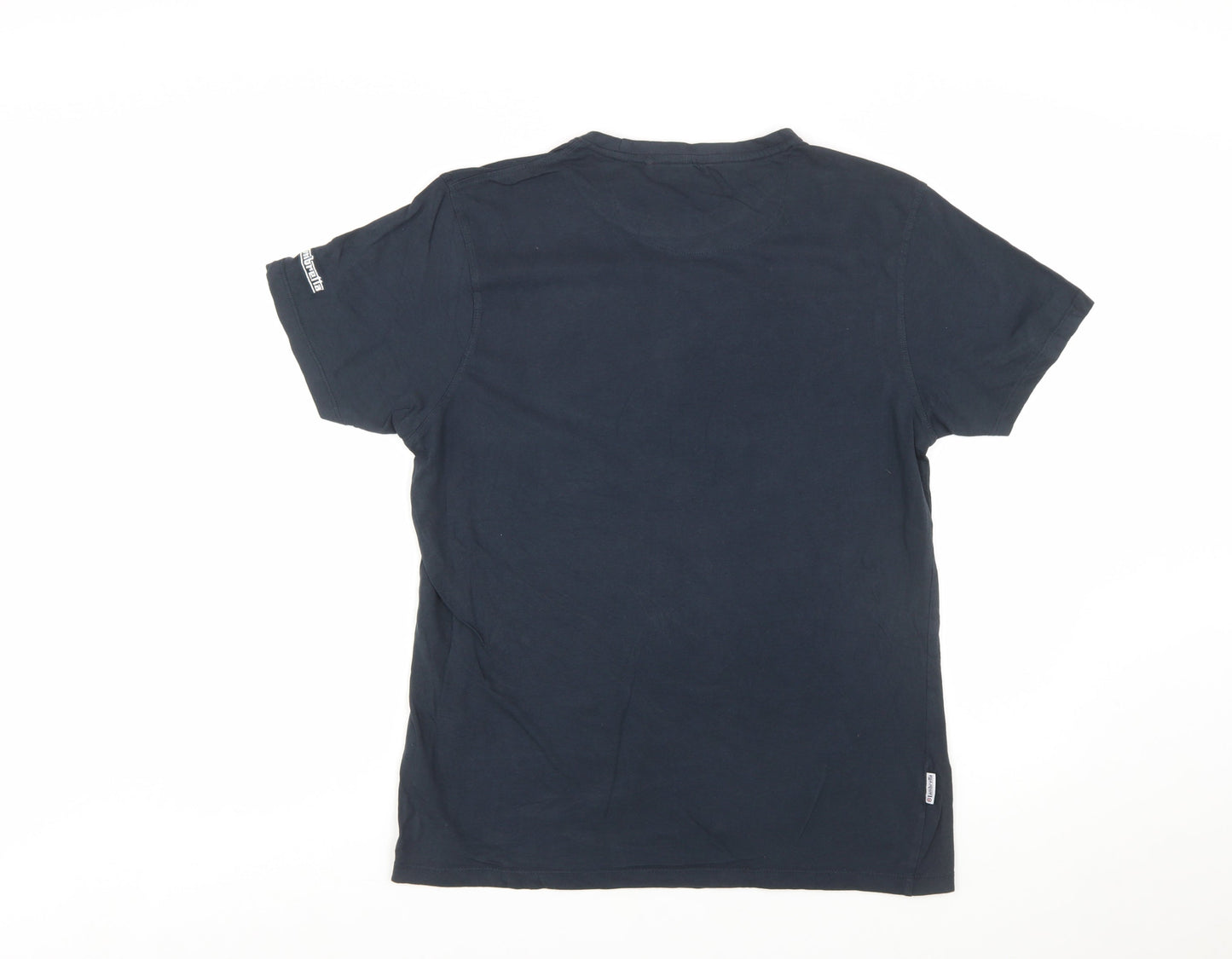 Lambretta Men's Navy Heritage Graphic T-Shirt Large Cotton Crew Neck