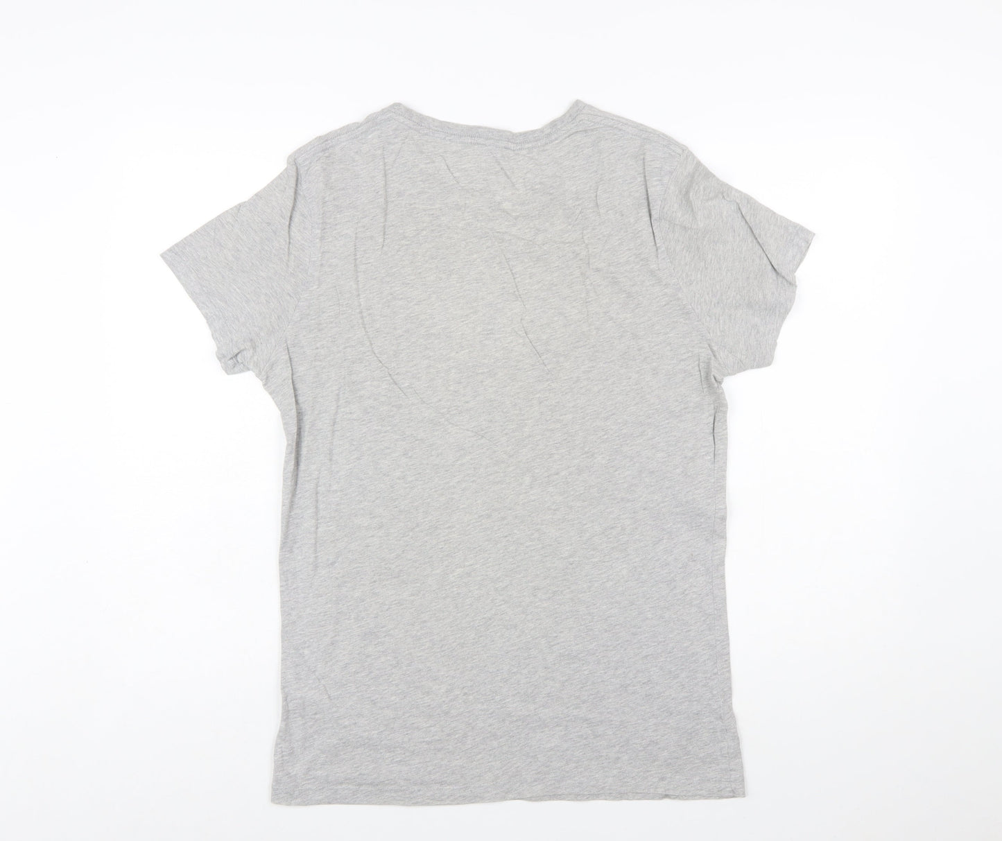 Diesel Men’s Grey 1978 Graphic Cotton T-Shirt Size L Regular Fit