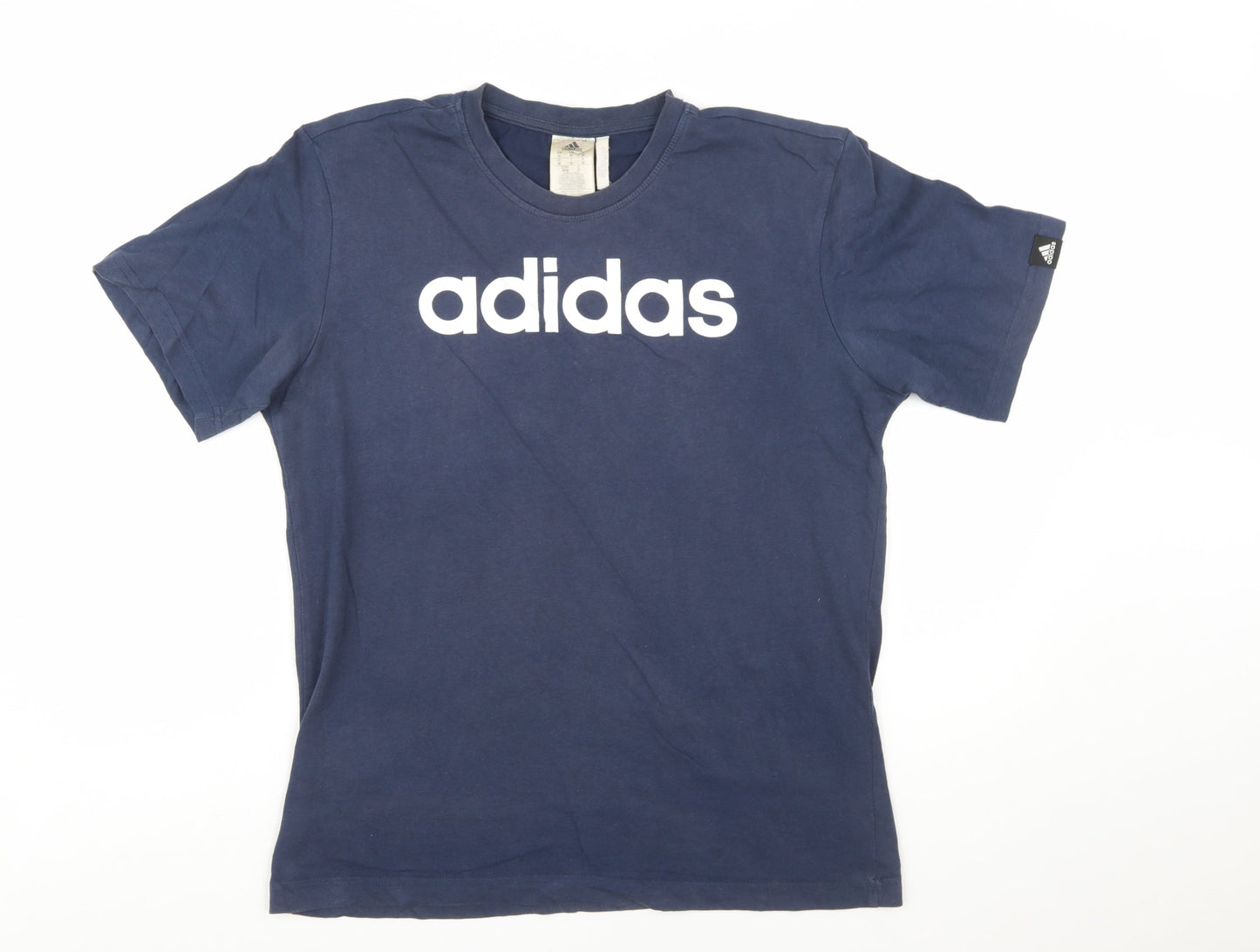 Adidas Men’s Blue Climalite Logo Crew Neck T-Shirt Size M