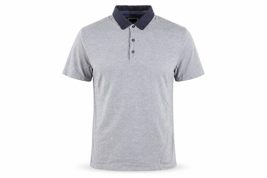 Burton Menswear London Grey Button-Down Collar Polo Shirt L