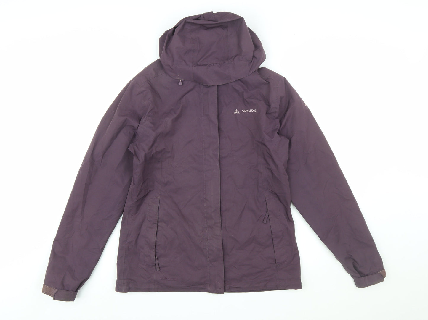 Vaude Women's Purple Waterproof Hooded Outdoor Jacket XS