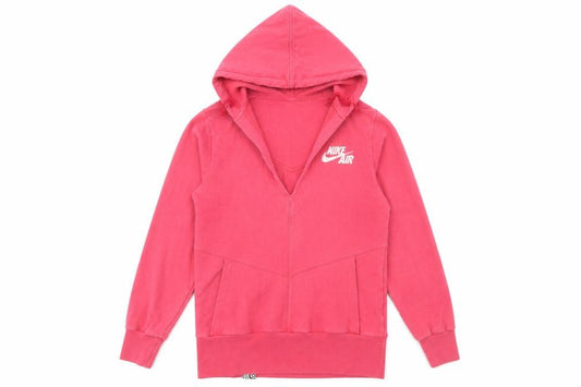 Nike Air Women's Pink Pullover Hoodie Size M Cotton Blend