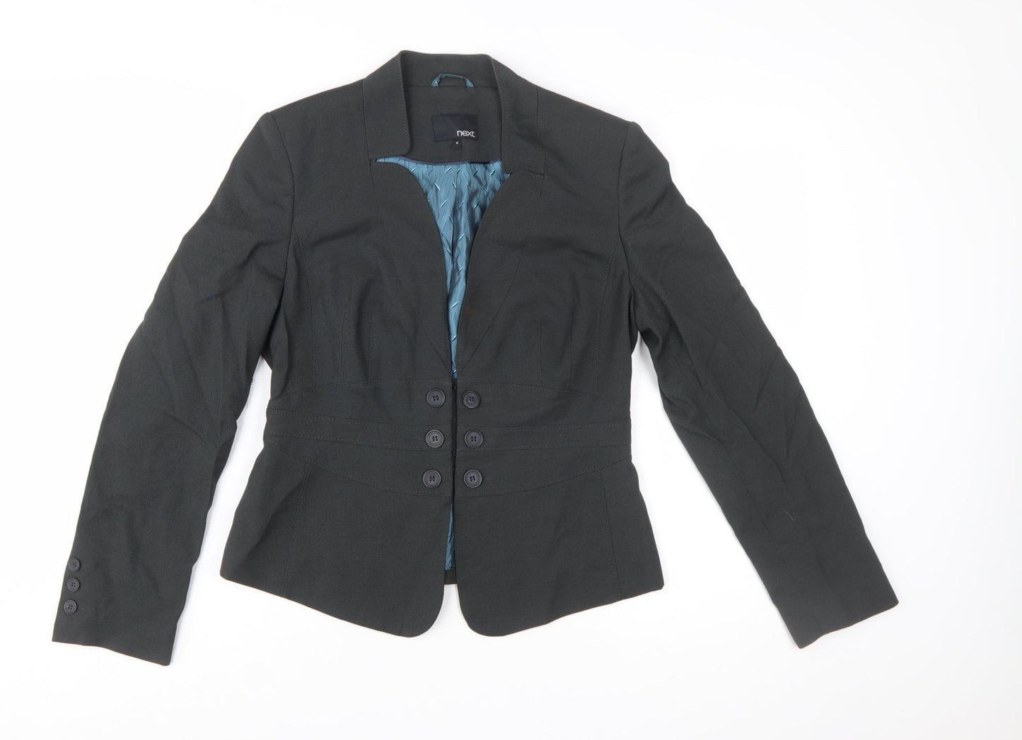 Next Women’s Black Size 12 Tailored Blazer Jacket Single-Breasted